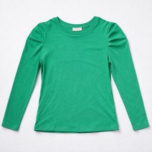 Hayden Girls Vibrant Green Knit Top Size Large NWT